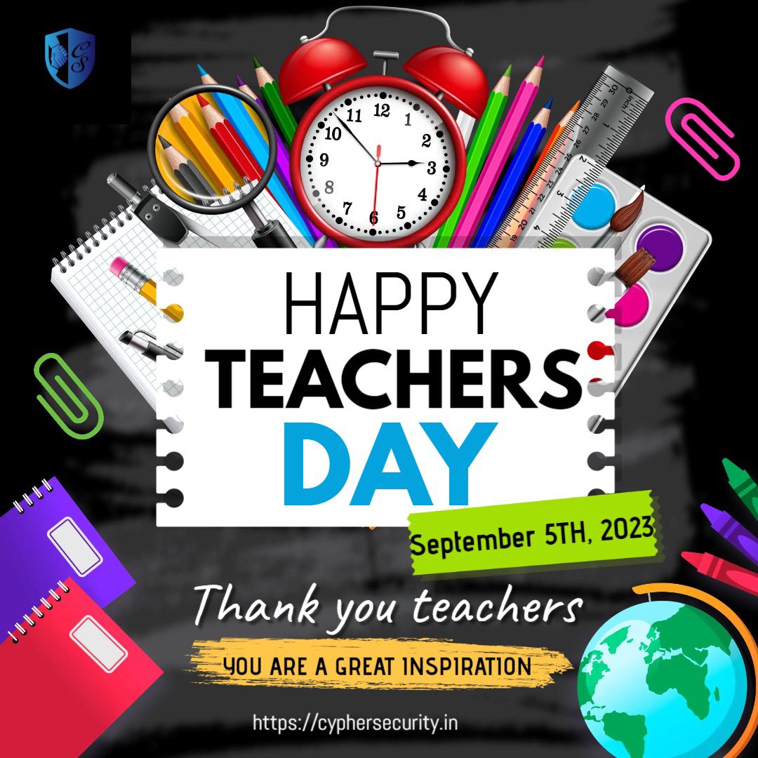 cyphersecurity_'s tweet image. Happy Teacher’s day ❤️💫
#hack #TEACHers #codmobile #codinglife #python #programmer #procreate #hack #hacks #lifecoach #ai