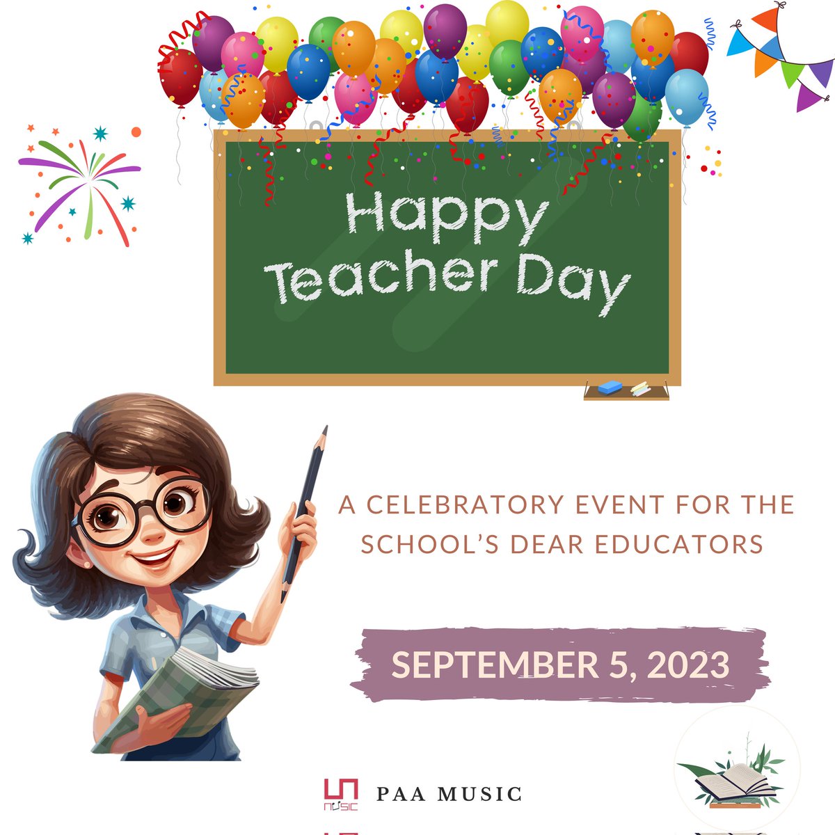 paamusicindia's tweet photo. ๐ต๐ Happy Teacher's Day to all the incredible educators out there! ๐๐ต
Paa Music wants to celebrate and thank you for your dedication in shaping the future. ๐๐
@KaReFoIndia
#HappyTeachersDay #PaaMusic #indiemusic #EducationMatters https://t.co/kvjIy4rstu
