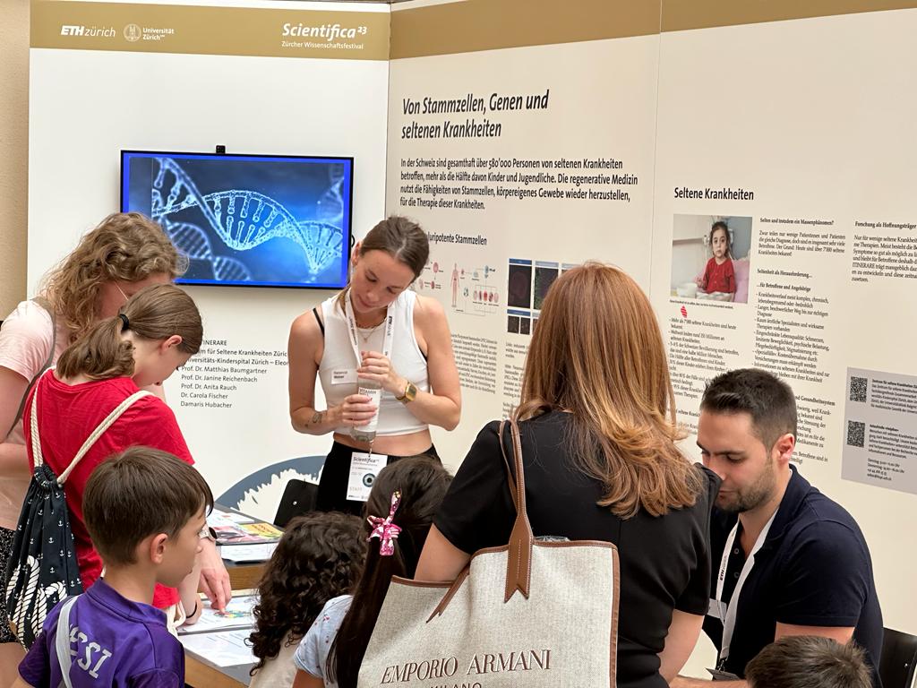 Don't fret if you missed our booth and podium discussions at #Scientifica last weekend👀! While the physical booth has vanished, the incredible knowledge and fun memories are here to stay🥳. Thanks to everyone who stopped by #raredisease  <a href="/UZH_Science/">UZH Science</a> <a href="/KispiZuerich/">Kinderspital Zürich</a> <a href="/uzh_irem/">Institute for Regenerative Medicine</a>
