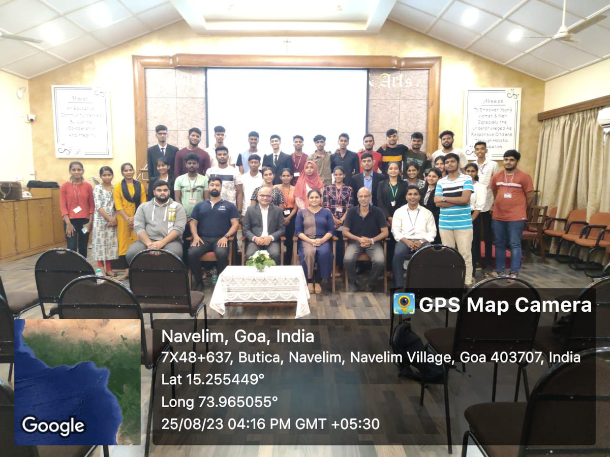GoaTechGTA's tweet photo. Goa State Innovation Council &amp; GTA collaborated panel discussion with Innovation &amp; Startup Ecosystem Enablers at Rosary College of Commerce &amp; Arts. @RickyNoronha, Director @opspl represented the Goan IT Industry at the event @gsinc_goa @CollegeRosary 
#Innovation #StartupGoa https://t.co/m5K8dFkPtY