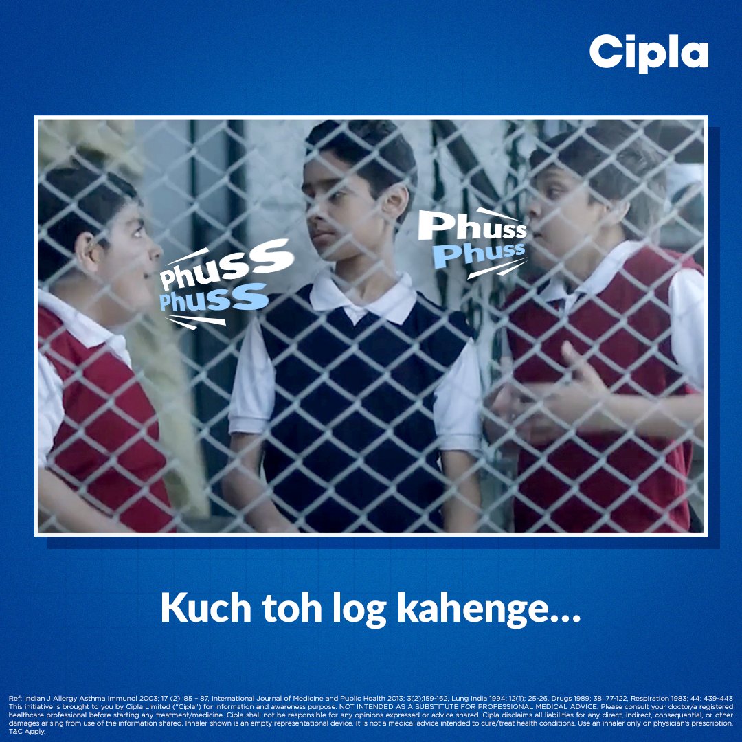 Avoiding the social stigmas around you is just common sense!

And we are here to make sure the message is loud and clear 🔔

Disclaimer: bit.ly/3aVP1D9
T&amp;C Apply.

#CommonSense #InhalersHainSahi #Asthma #BerokZindagi