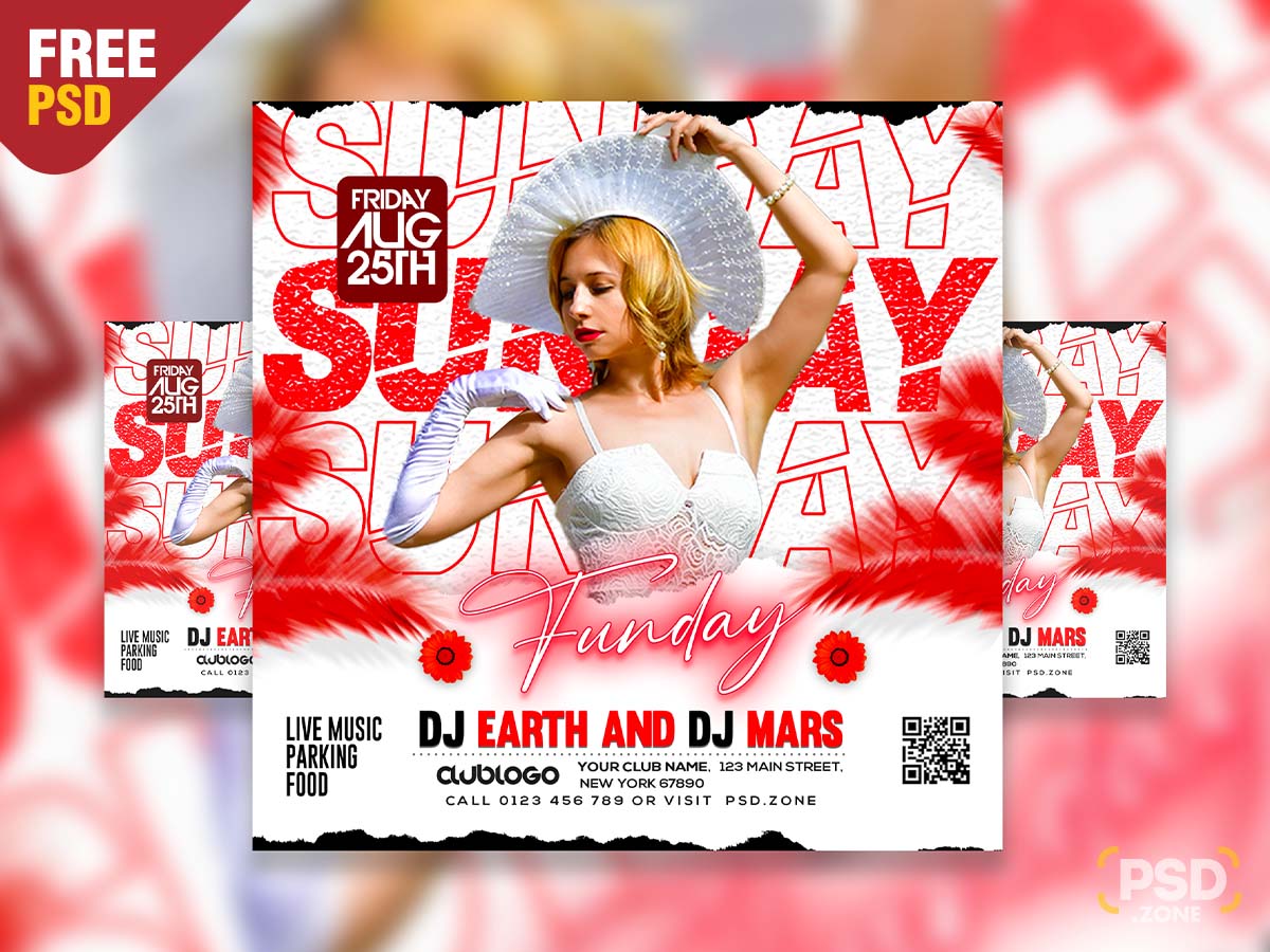 Free Sunday Fun Day Party Social Media Post PSD
Download Link &gt;&gt; psd.zone/social-media/s…

#freepsd #psd #photoshop #socialmedia #facebookpost #Instagrampost #partypost #freetemplate #fridaynightparty #instagram #weekendnight #weekendparty