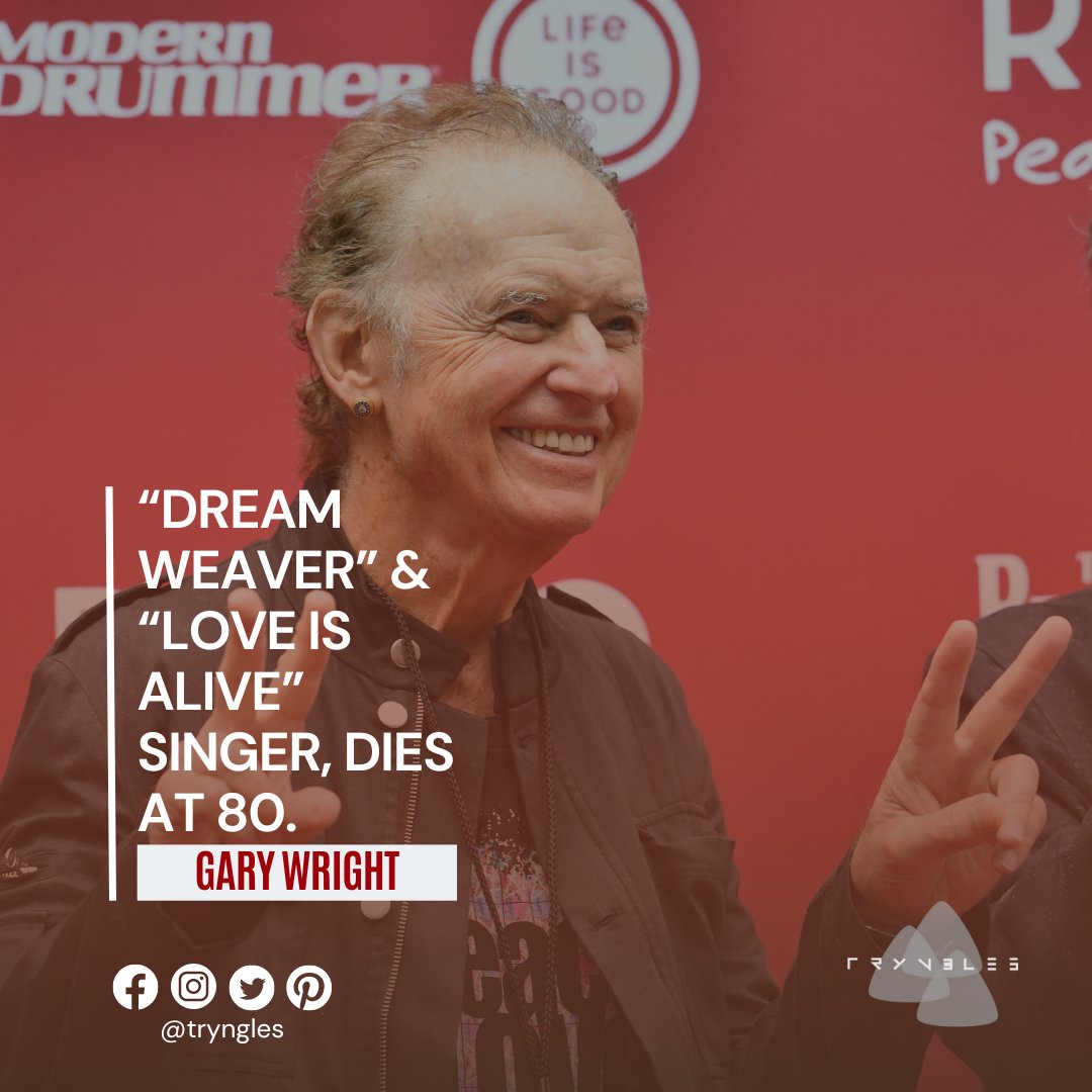 tryngles's tweet photo. Shocking News: "Dream Weaver" and "Love is Alive" singer, Gary Wright, dies at 80. Here's what we know about his cause of death and his legacy:
https://t.co/zSuHPBEKMl
#GrayWright #DreamWeaver #LoveisAlive
#tryngles https://t.co/pptRlZsQUu