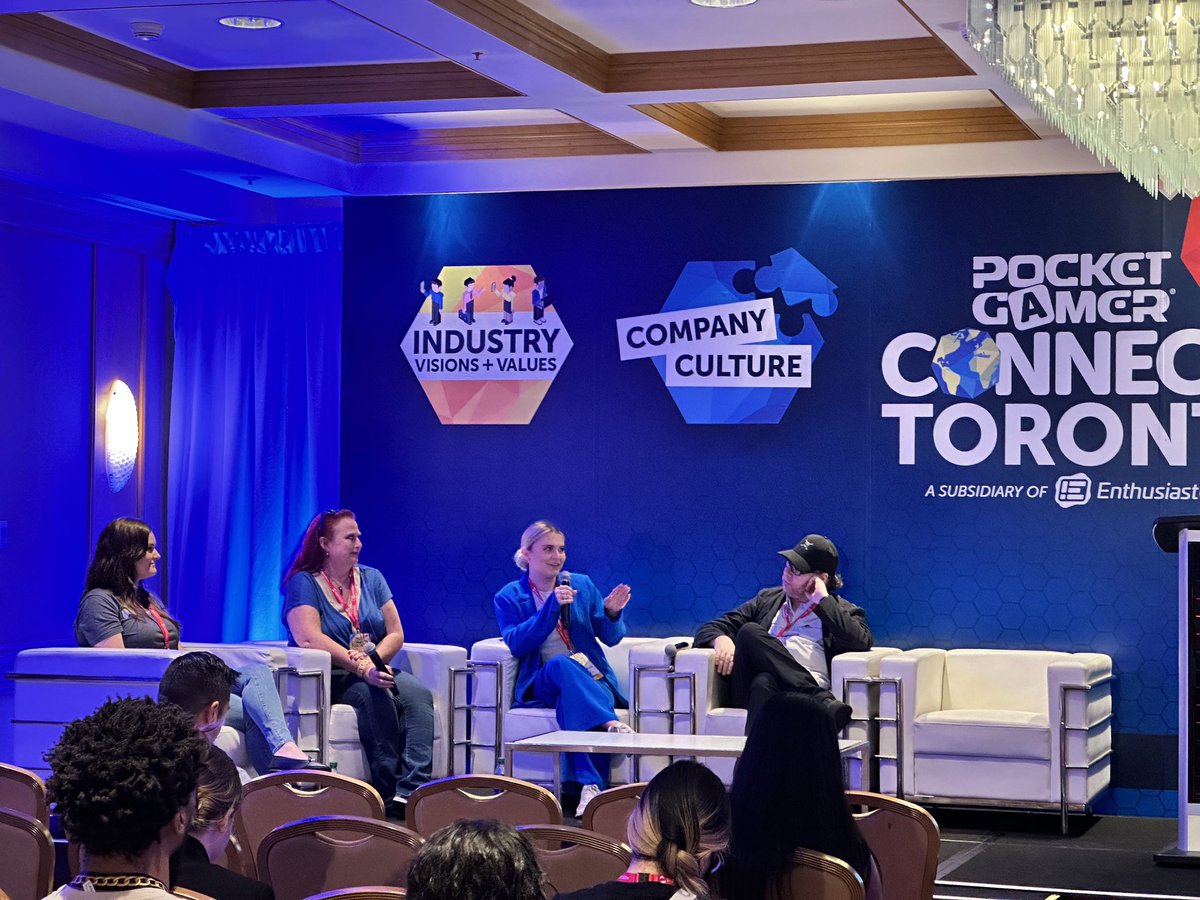 Absolutely loved being a speaker at Pocket Gamer Connects in Toronto this summer!

🦋🦕🧞‍♂️🐳🌀

I had the best time talking all things indie game dev, meeting incredible people, and making exciting plans for the future! 🗣️