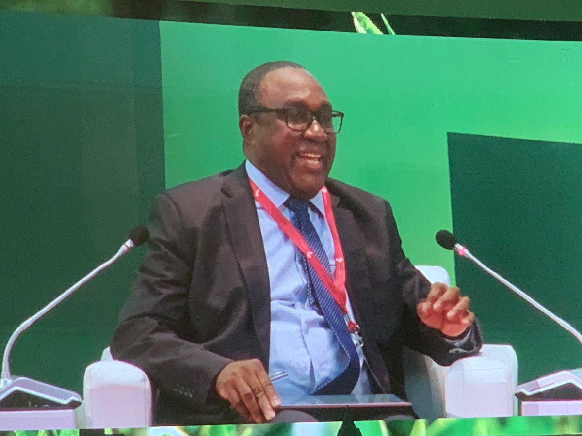 “ I’m here at the panel to discuss and emphasize the importance of science in Africa’s food systems.Research innovation bridge a gap between production to consumption” Simeon Ehui, Director General of @IITA_CGIAR 
#AGRF2023 #transformingagriculture #IITAatAGRF