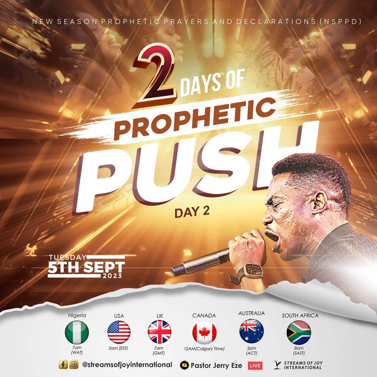 GEEADAMS21's tweet photo. 2 DAYS OF PROPHETIC PUSH || NSPPD || 5TH SEPTEMBER 2023

YouTube
https://t.co/ggR9duARKA

Facebook
https://t.co/WJBZ8kvGLa

Instagram
https://t.co/5X0ZyyRqKw https://t.co/uN3tevTbA3