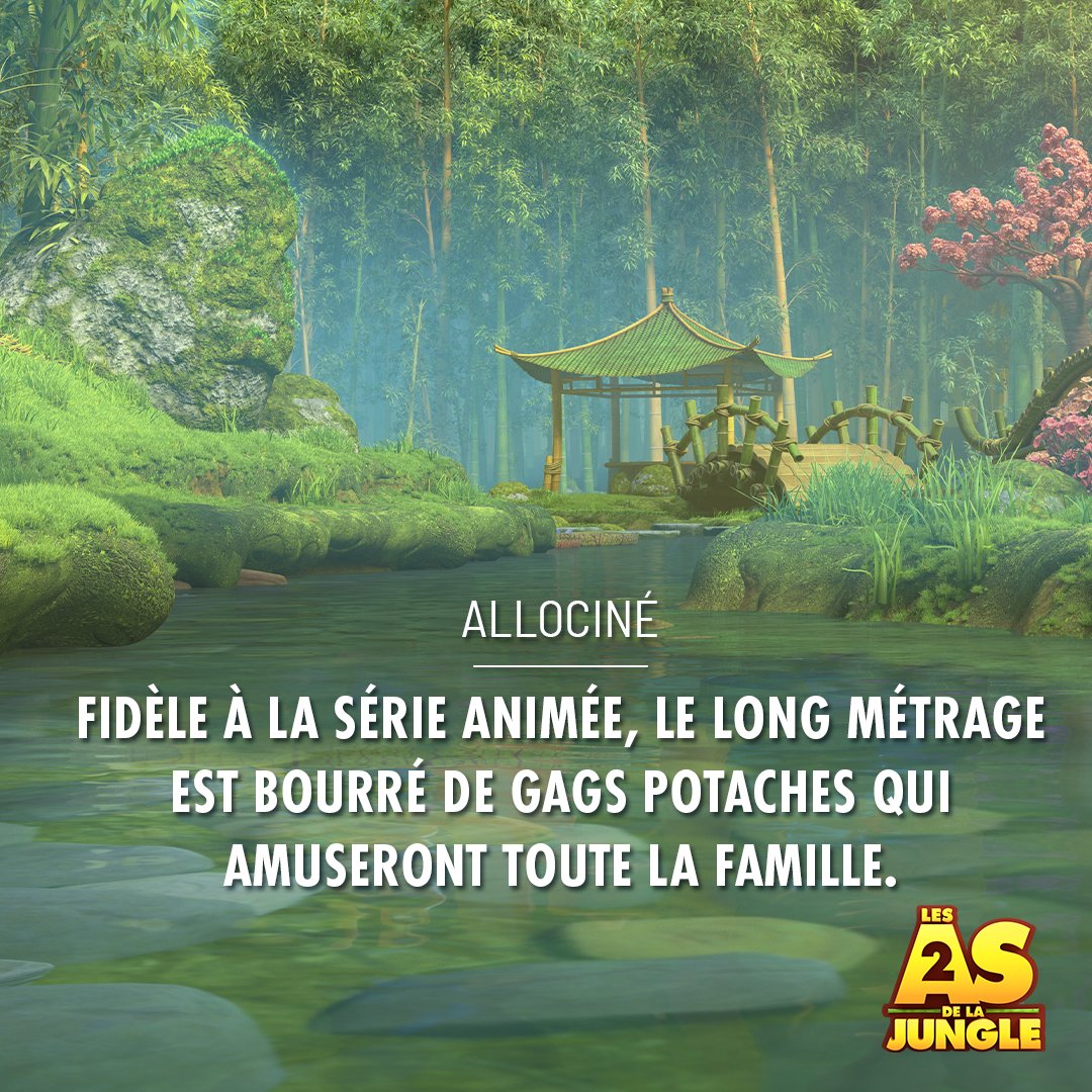tatprodofficial's tweet photo. 𝗢𝗻 𝗽𝗮𝗿𝗹𝗲 𝗱𝗲𝘀 𝗔𝘀 𝗱𝗲 𝗹𝗮 𝗝𝘂𝗻𝗴𝗹𝗲 𝟮 📣
La presse souligne les références et l’humour présents dans Les As de la Jungle 2 - Opération tour du monde 🌴
@allocine @lilbiganim @OuestFrance @le_Parisien
@SNDfilms
#tatproductions #lesasdelajungle2 #sortiecinema https://t.co/xZCl8B7Zmp
