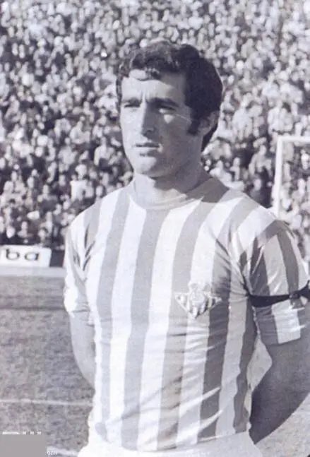 Tal día como hoy, 5/9/1971, debuto D. Francisco Bizcocho con el @RealBetis. El debut, del que sería campeón de Copa, se produjo en el estadio Santiago Bernabeu. #betis #betistoria 📸: @manquepierdaweb