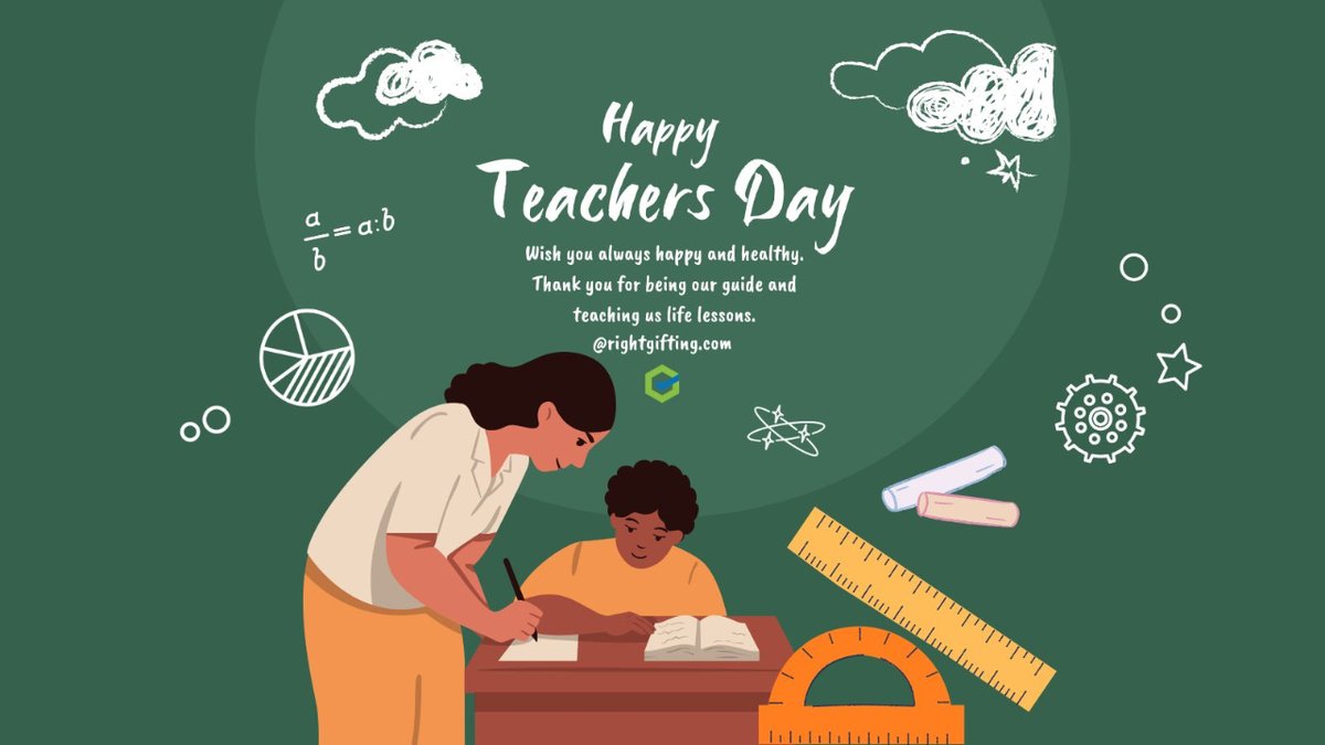 RightGifting's tweet photo. Wishing All Our Dear Teachers A Very Happy Teacher's Day. Thank You For Always Guiding Us and Teaching Us Important Life Lessons.

https://t.co/VBrom3uJ7F

#rightgifting #teachersday #personalisedgifts #teachersdaygift #happyteachersday #giftforteacher  #onlineshopping https://t.co/4ae41bIn7L