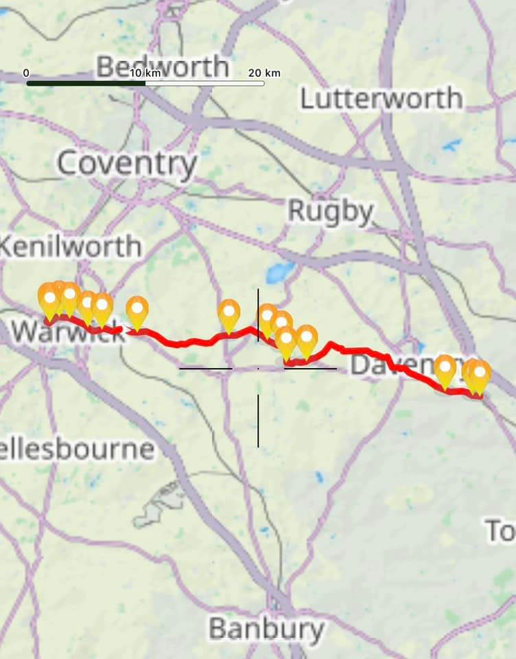 ZanzibarSmith's tweet image. DAY 2 - Warwick &amp;gt; Weedon
Blisters 🫠
Slight amendment due to the heatwave, so it is 43km today!

Tracker (for now, see updates later): hiiker.app/live-locator/b…

@cftrust JG: justgiving.com/trek4charlie
❤️👍🏼