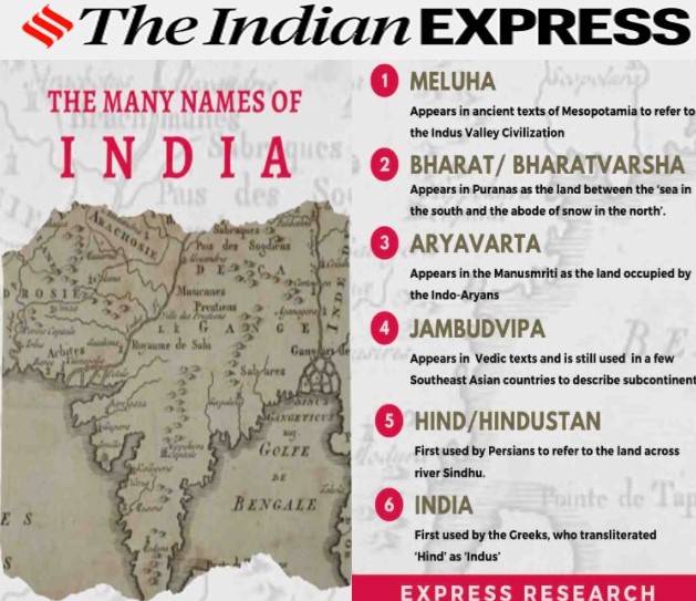 widushmishra's tweet photo. India to be Bharat? 
In a special session of Parliament, the government may propose renaming the country.

#PresidentofBharat | #Article1 | #Bharat | #India https://t.co/mzMEOTAeta