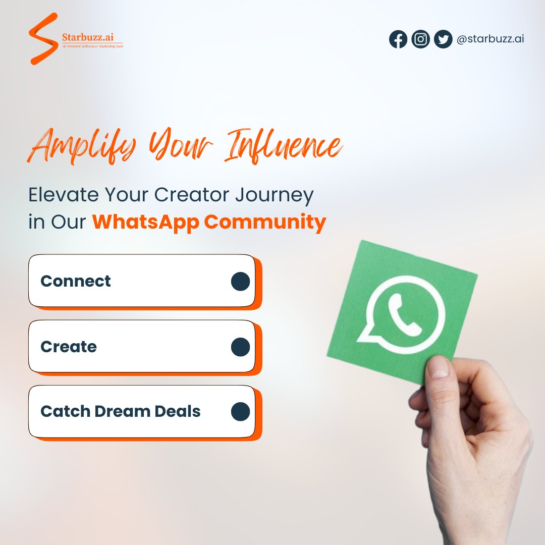 Starbuzz_AI's tweet image. Join here👉  lnkd.in/gfUipg9p 

#starbuzz.ai #influencermarketing #SaaS #creatorscommunity #contentcreation #creativecontent #contentcreators #influencer