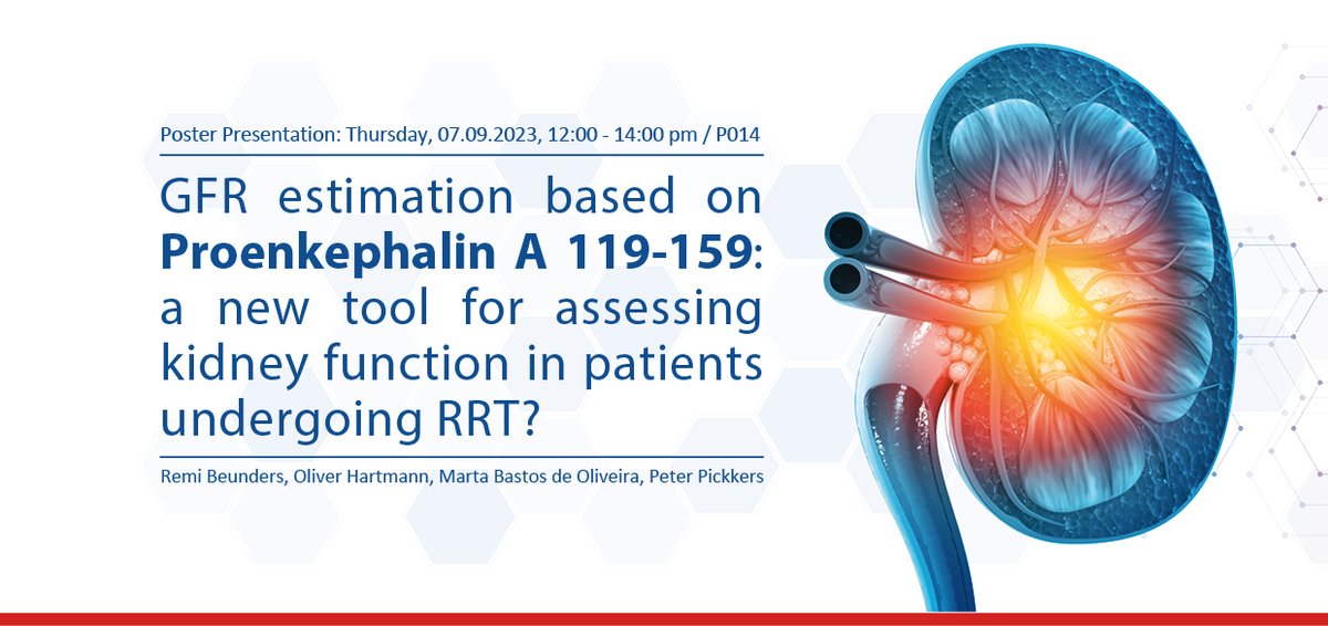 sphingotec's tweet photo. We are excited to share some interesting findings on a new tool for assessing kidney function in patients undergoing RRT in Weimar this week. Stop by to learn more about Proenkephalin A 119-159, we are looking forward to engaging in discussions! #penKid #Sepsisupdate #sepsis https://t.co/sPt4ld9HkF