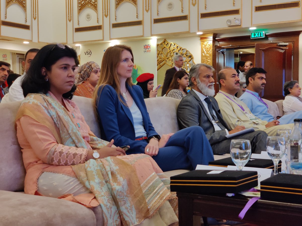 Ms. Jane Marriott, British High Commissioner to Pakistan at the International Youth Day 2023.
@WorldBank @FCDOGovUK @PMYPUpdates @VSO_Intl @BARGADYouth @EduCannotWait
@UKaid @FCDOGovUK @UNDP @UNFPA @Britishhighcommissio
#IYD2023 #Greenskillsforyouth #V4D #BackOurGirls #Islamabad