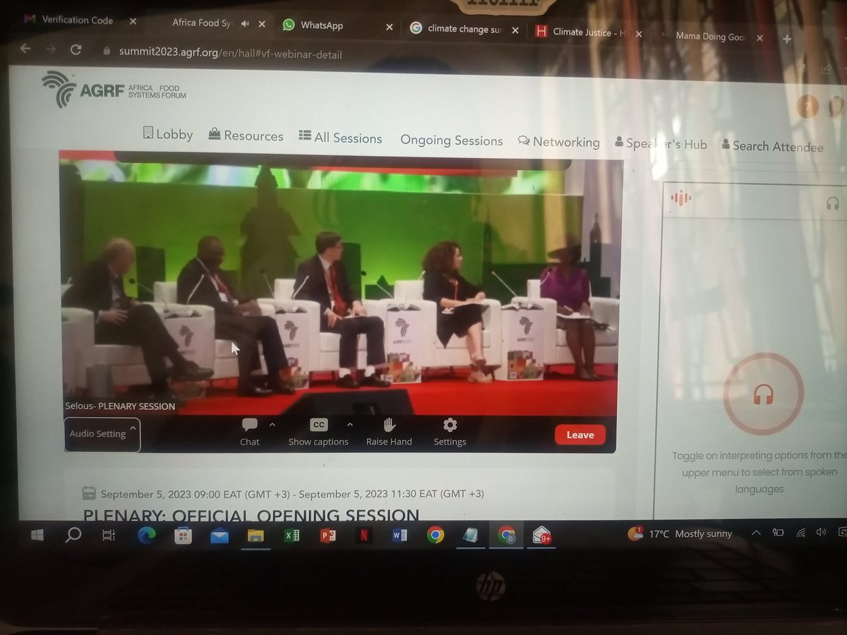 dee_moseti's tweet photo. Virtually attending the Africa Food Systems Forum 2023 happening in Dar es Salaam, Tanzania.
Theme: Recover, Regenerate, Act.
@TheAGRF 
#AGRF2023 #AGRFinDar https://t.co/qQ7qQdfI63