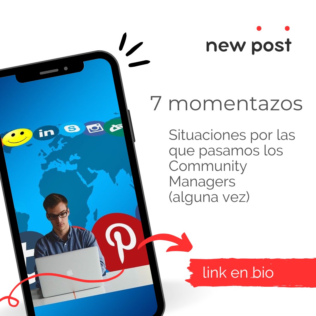 PimientaCM's tweet photo. La figura del Community también sufre estrés: cuenta errónea, hackers, sin conexión... ¿a quién no le ha sucedido? 7 momentazos en nuestro blog: https://t.co/iGOqrlrUyw #communitymanager #socialmediamanagement #marketingdigital #redessociales #crisissocialmedia https://t.co/oBHYZHd4R4