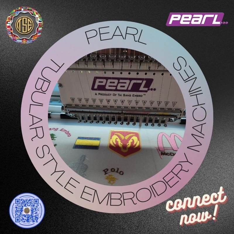 TaiSangCN's tweet photo. PEARL | Computerized Tubular Machines
One of the finest computerized embroidery machines.
All that you need for your tubular garments. https://t.co/U9inQSaqeE
#taisang #embroidery #pearl #tubular #models #styler #stitches #head #needles #magic #EmbroideryMachineThread https://t.co/gfMXF0OBkN