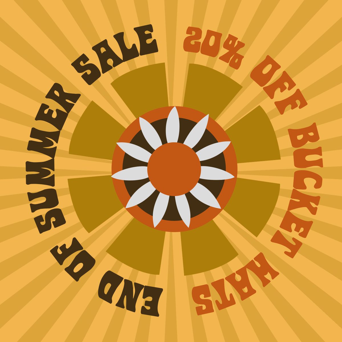 HERE COMES THE SUN 🌞 
To celebrate the suns late appearance this year, I’m offering 20% off all bucket hats until Monday. 
End the summer in a groovy way ✌️ 
Enter - BUCKETHAT20

etsy.com/uk/shop/Stanan…
#CraftBizParty #EarlyBiz #artistsupport #EarlyRisersClub #etsysale #sale