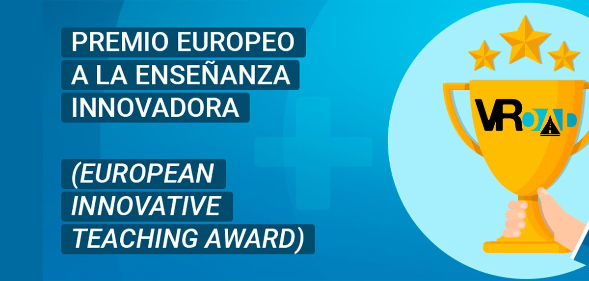 FLCconstruccion's tweet image. 🎉🎉Hemos sido seleccionados por el @sepiegob para el Premio Europeo a la Enseñanza Innovadora 2023, concedido por la @EU_Comission.
5️⃣ proyectos españoles han sido los nominados por el SEPIE, entre los que se encuentra el proyecto que coordinamos: @VRoadEU, que desarrolla un…