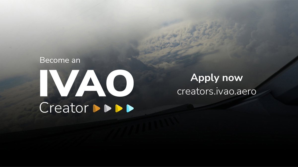 Friends! 7 members of our division have ALREADY become partners of IVAO and are sharing content on their platforms! 👇

✅partners.xr.ivao.aero/creators

👉Explore the requirements of the partner program and submit an application, become part of the IVAO Family: creators.ivao.aero