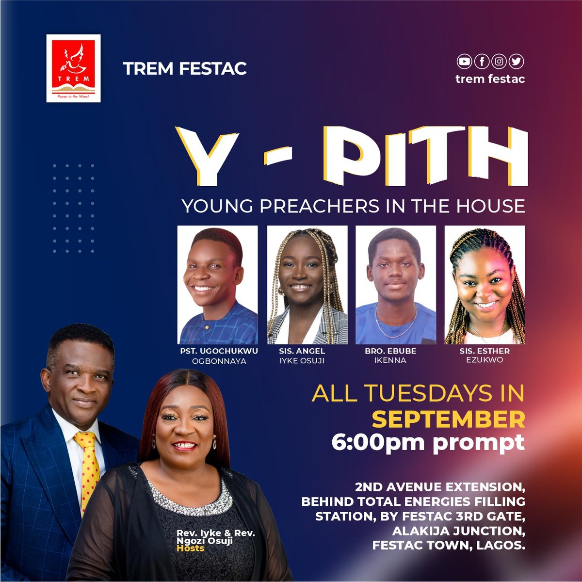 Pryzelezz's tweet image. You'll not expend your money to receive the good things God has given to you,#YPITH from today shall be a success&amp;amp;this year's #CulturalMegaFest will be the best in Jesus name.

🎙️#RevIykeOsuji

#TREM #TREMFESTAC #TouchedByGodThisMorning #Prayer #ExceedingGreatReward #GoodThings