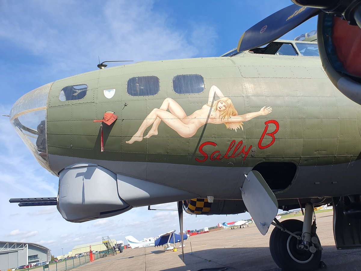 Chutzie_'s tweet photo. I absolutely love this beautiful  aeroplane and have done for years ❤️ @IWMDuxford #SallyB #B17FlyingFortress #KeepHerFlying https://t.co/HCjQLpd6El