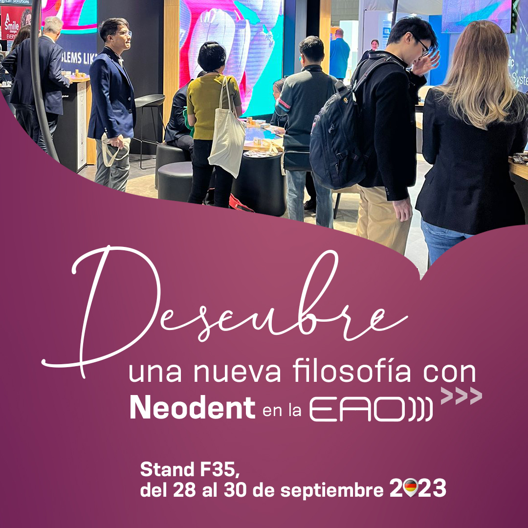 NeodentES's tweet photo. ¿Por qué visitarnos en el 30 congreso de la @eao_association?

¡Te esperamos en el stand F35 para que conozcas nuestra filosofía y nuestra historia! 30 años de implantología, ayudando a devolver miles de sonrisas. Más información aquí ➡ https://t.co/ei37irQ4Mv https://t.co/wG7HgTCbLp