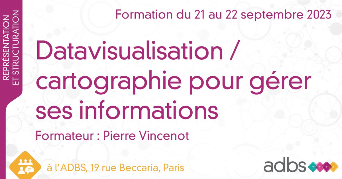 Apprenez à trouver, analyser, trier, traiter des données brutes, pour les présenter sous la forme la plus pertinente. 👉adbs.fr/formations