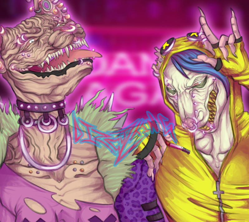 SkuzzTheJester's tweet photo. Felicity and Mira at a club or some shit idfk
#digitalart #art #furry #furryart #originalcharacter https://t.co/z9xNysutmF