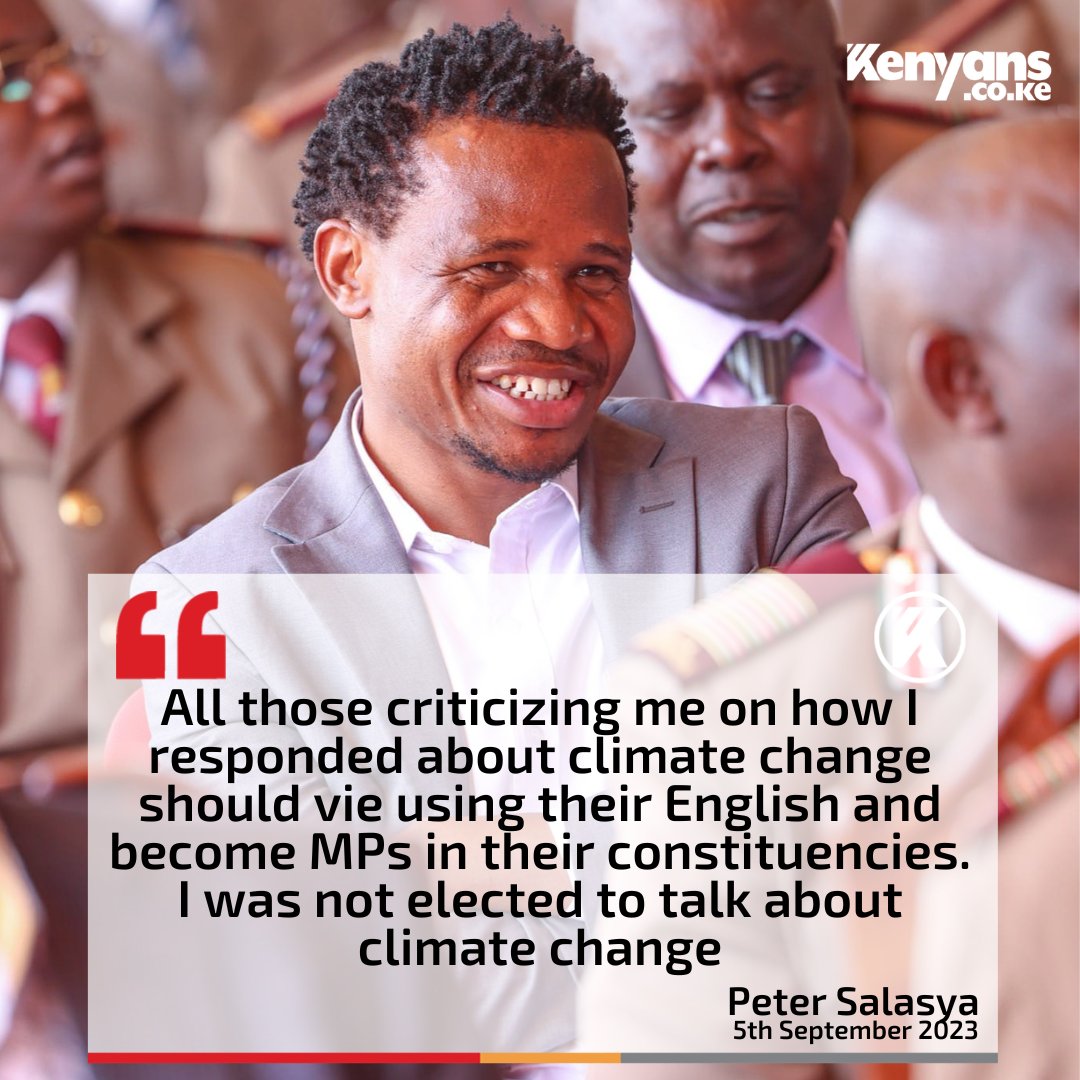 KenyanSays's tweet photo. Mumias East Constituents woke up on the 9th of August 2022 and Chose Peter Salaysa as their MP? https://t.co/yuLkyMpu6p
