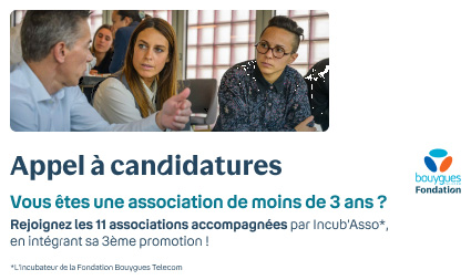 📢 Vous êtes une association de moins de 3 ans ? Répondez à l'appel à candidatures d'Incub'Asso de la <a href="/FondationBytel/">Fondation Bouygues Telecom</a> et bénéficiez d’un accompagnement d'un an, renouvelable 2 fois.

➡️ Toutes les infos sur projets.fondation.bouyguestelecom.fr/fr/

#Solidarité