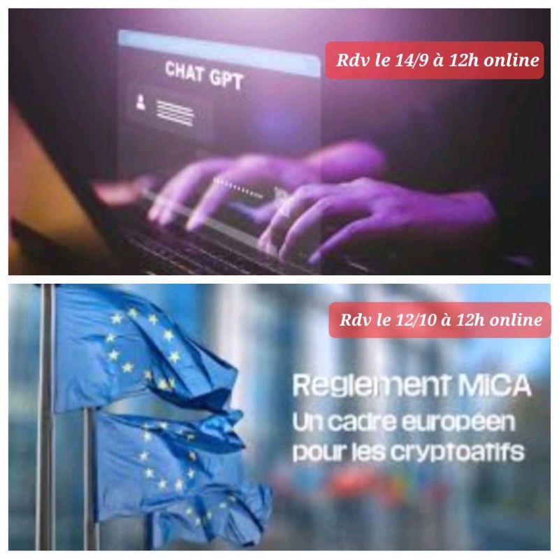 📌 📅 RDV le 14/9 à 12h pour le 1er Midi de l'avocat numérique de cette rentrée - Comment utiliser ChatGPT pour améliorer votre efficacité – 2 pts - avec Me Alexandre Cassart et Simon-Pierre Breuls
S’inscrire : lnkd.in/etH5x5KX 
<a href="/oBarreaux/">AVOCATS.BE</a> <a href="/Barreau_BXL/">Barreau de Bruxelles</a>
