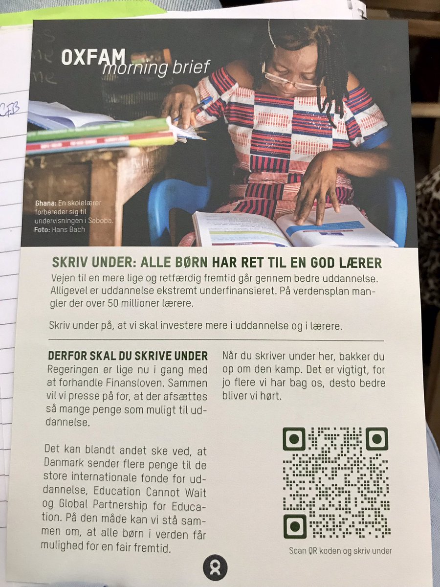 LineATrolle's tweet photo. “Uddannelse er den vigtigste investering, verden ikke laver” Ny rapport fra @OxfamDanmark - fx bruger vi 400 gange mere på uddannelse pr barn i Dk end i verdens lavindkomstlande. Det kan vi ændre! @kira_boe @LarsKoch #SDG4 https://t.co/dfm83HhYLp