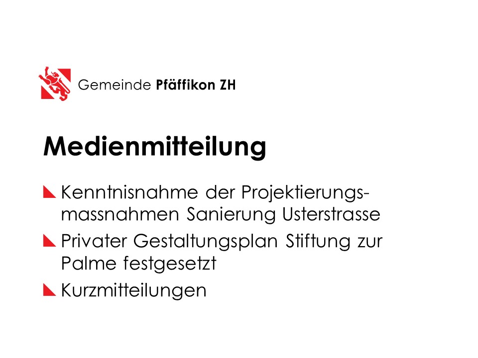 Medienmitteilung des Gemeinderats Pfäffikon ZH

Weitere Infos unter:
pfaeffikon.ch/2023/09/05/ken…
