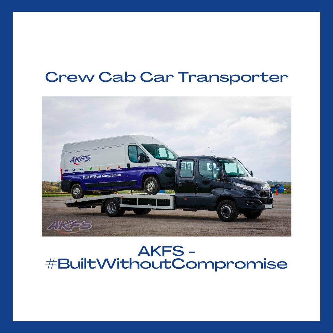 Advanced_KFS's tweet photo. Crew Cab Car Transporter by #AKFS
GVW – 7000kg
Built upon – #Iveco Daily
Chassis Cab – Yes
Low Floor Conversion – No
Sectors – #Recovery
EV Option – No
Contact our Product Specialists today on 01246 250022 for more information.
#Innovation #CommercialVehicle #RecoveryVehicle https://t.co/q58rb2Pja5
