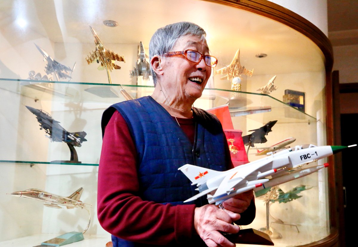 VisitYinzhou's tweet photo. Meet Chen Lisheng, an 88-year-old veteran from #Yinzhou. He served as an aircraft maintenance technician in the military and has a lifelong passion for collecting #airplanemodels✈️🛩️ that showcase China's aviation advancements👍. https://t.co/tbj1WHlX0o
