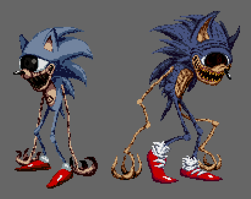 Kaua16 on X: majin is cool #sonic #pixelart #sonicexe   / X