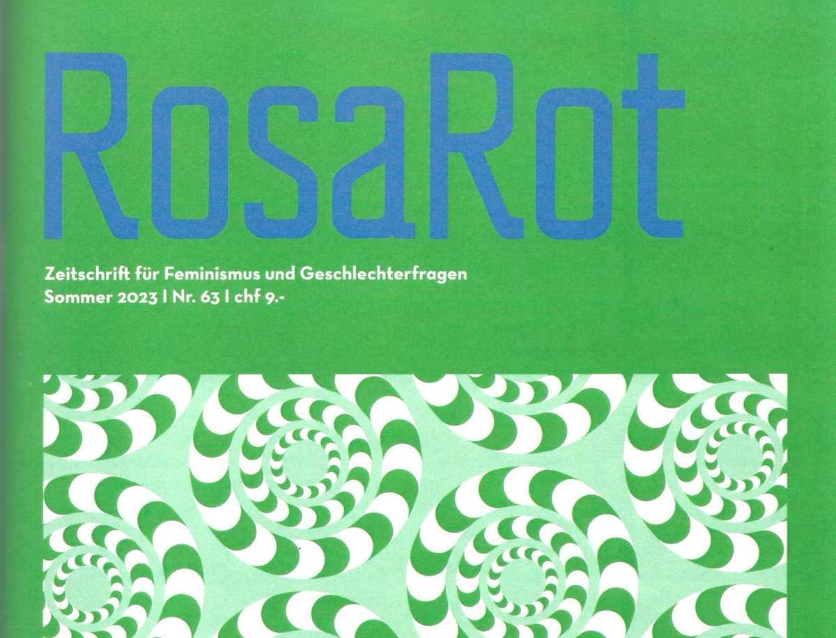 Soeben ist die neue Nummer von #Rosarot eingetroffen. Mit Interviews, Essays, (langen) Gedichten, Polemiken, Illustrationen. Hilfreich sind jeweils «Content Notes» vorangestellt: Körperlichkeit, Gewalt (öfters), SafeR Spaces, Ableismus. Aktivismus. Danach folgt das Entziffern.
