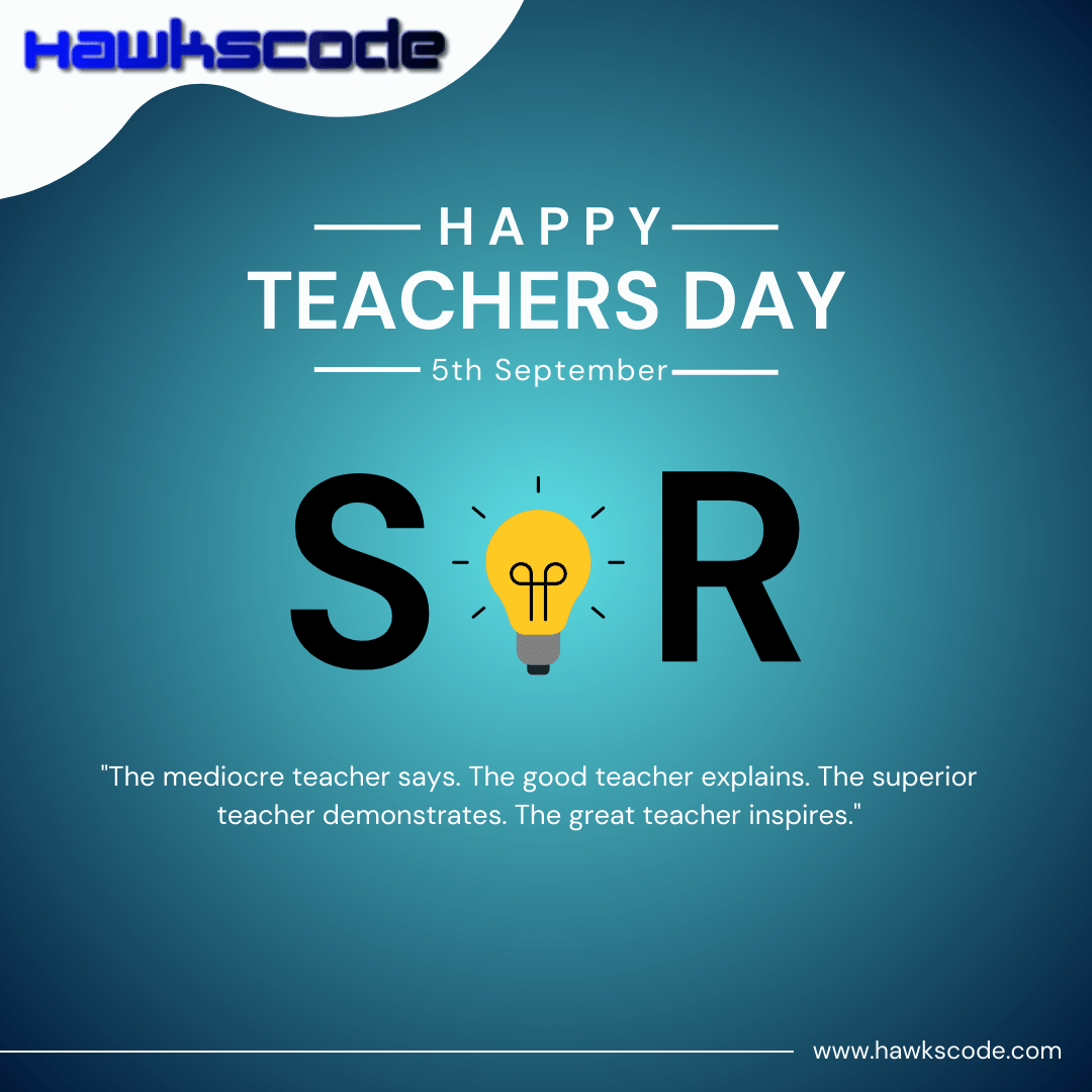 HawksCode's tweet photo. Happy Teachers Day 2023 top wishes status and short speeches for students
link- https://t.co/L6FsK0tsLB
#teachersday #teacher #ramkrishnaparamhansa #teaching #motivation #inspiration #inspire #hawkscode https://t.co/SqrcbgMVJT