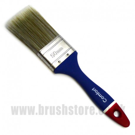 brushstore's tweet image. A trade quality @ClowGroupLtd Comfort Synthetic #Paintbrush from @brushstore with high fill synthetic mix bristle and comfi-grip satin finish handle. Available in 1", 1½", 2", 2½", 3" and 4" sizes. Visit brushstore.co.uk/synthetic-bris…