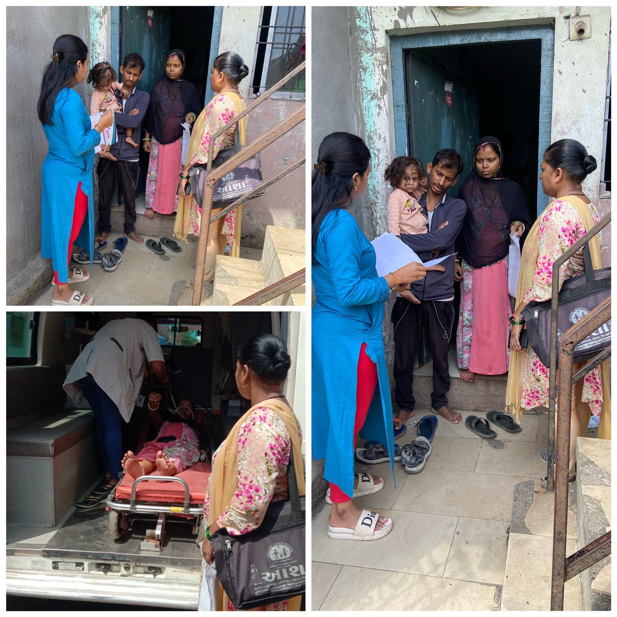 8 MOA came from Delhi at Sc kochrva.ANC having a low hb 4.2 gm% so advised to admit in SDHchala but ANC denied to admit. So AyushMO convince her.Refer her in 108 at SDH chala along with asha &amp;FHW. patient admitted at SDH CHALA and treatment had started <a href="/DDO_VALSAD/">DDO Valsad</a> <a href="/DsbcHealthvld/">District IEC Health department VALSAD</a>