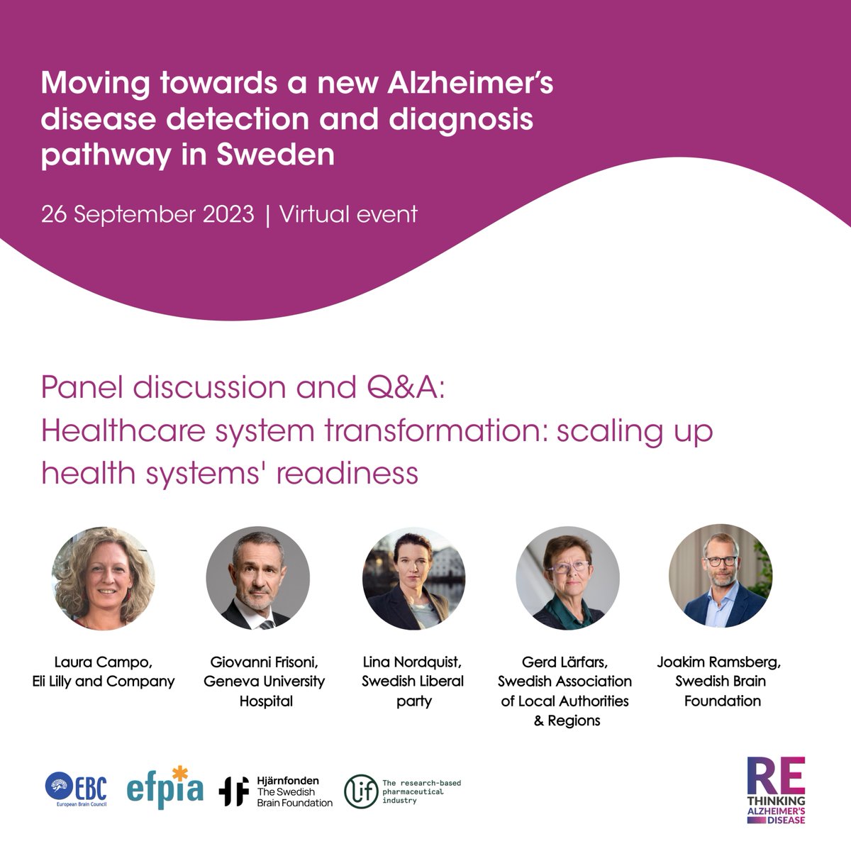 This #WorldAlzMonth, let's take a deep dive into how to rethink the way we approach #Alzheimer's! 💡

The panelists will share perspectives on what actions can be taken to prepare health systems 🏥 to provide a more timely &amp; accurate diagnosis.

🔎 bit.ly/44nPlDC