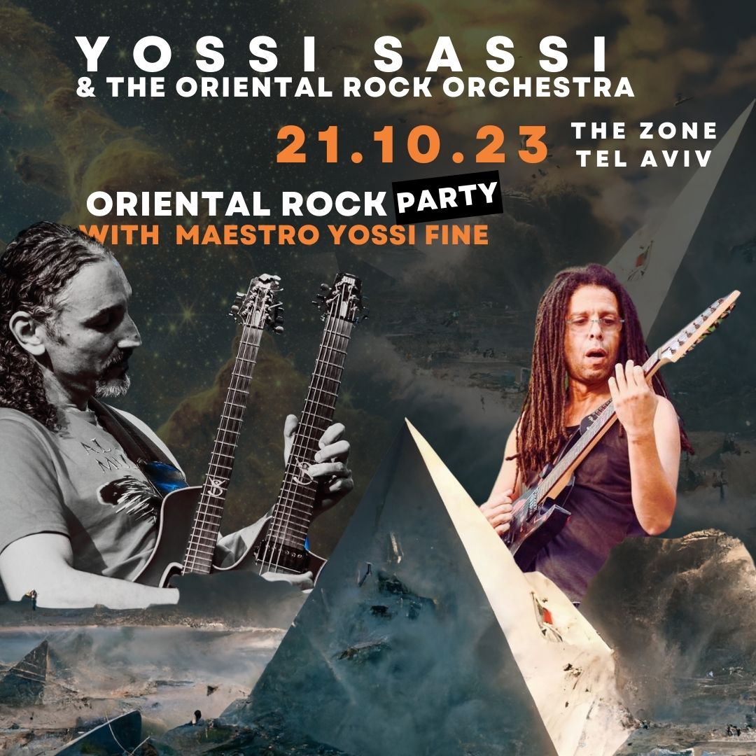Just announced! #OrientalRock party with the great #YossiFine 🥳🎶  info and tickets in 1st comment