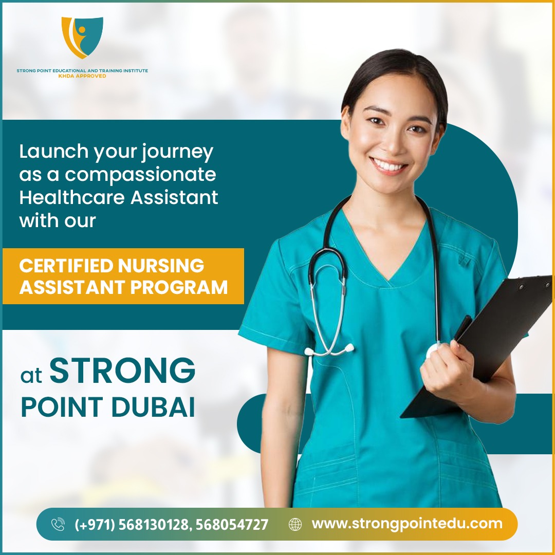 Transforming healthcare with certified nursing assistants at Strong Point Dubai. Your wellness, our commitment.

#CNAQualityCare #StrongPointDubaiHealthcare #CNAExcellence #WellnessFirst #HealthcareTransformation #CaringWithCommitment #NursingAssistants #QualityPatientCare