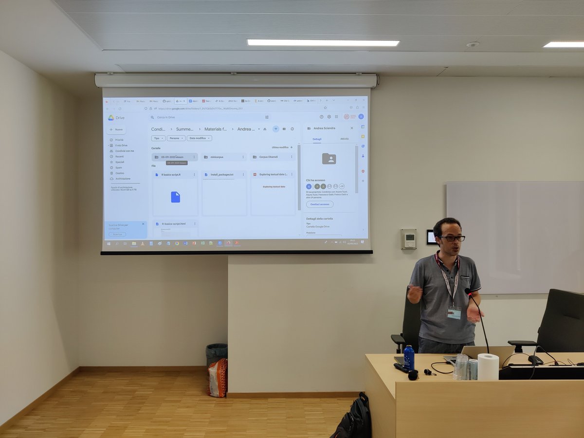 The second day of the IQLA-GIAT Summer School starts with a practical session of R led by Prof. Andrea Sciandra. 📝🤓💻