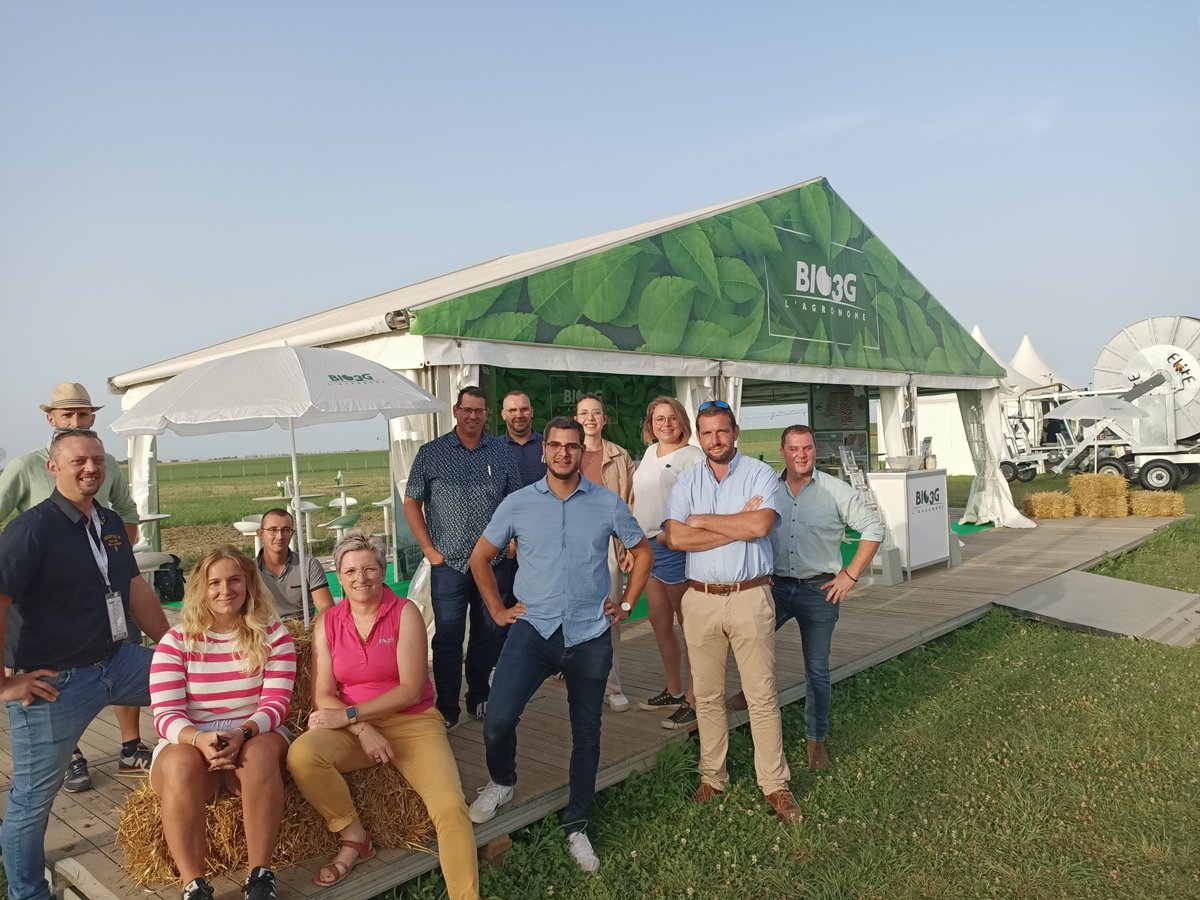 SocieteBIO3G's tweet photo. 🔛 [#Salon]

@Innovagri1 2023 est lancé ! 

Notre équipe vous donne RDV, jusqu’à jeudi inclus, à Outarville (45) sur le stand C17 pour vous parler de #biostimulation 🌱

À tout à l'heure ! 

#BIO3G #InnovAgri #Loiret #TravaillerAutrement #GroupeElephantVert https://t.co/IkwybZxjHo