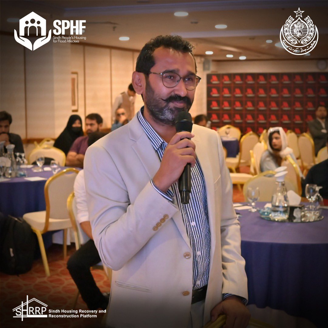 SphfOfficial's tweet photo. Second Partners Coordination meeting under Sindh Housing Recovery &amp; Reconstruction (SHRRP) today! CEO SPHF @khalidmshaikh1 kicked off the first session, followed by colleagues sharing insights on SPHF's latest developments and how different partners can join forces. https://t.co/u01jk7bi3T
