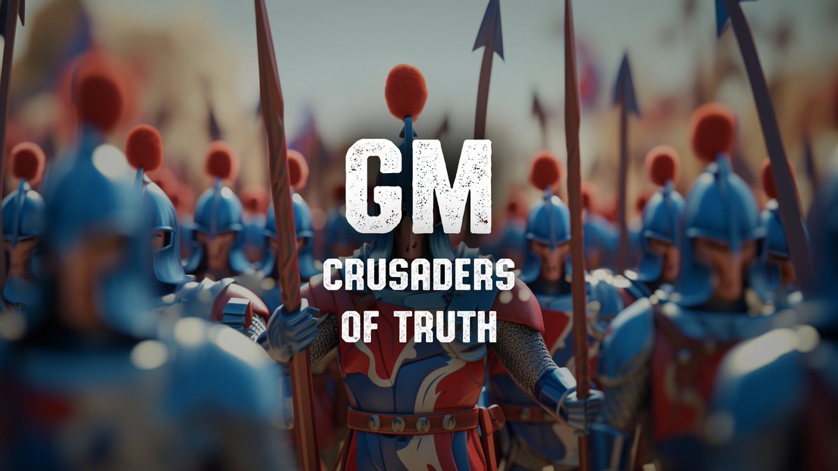 GM $RFKC, crusaders of truth! 🫡🇺🇸