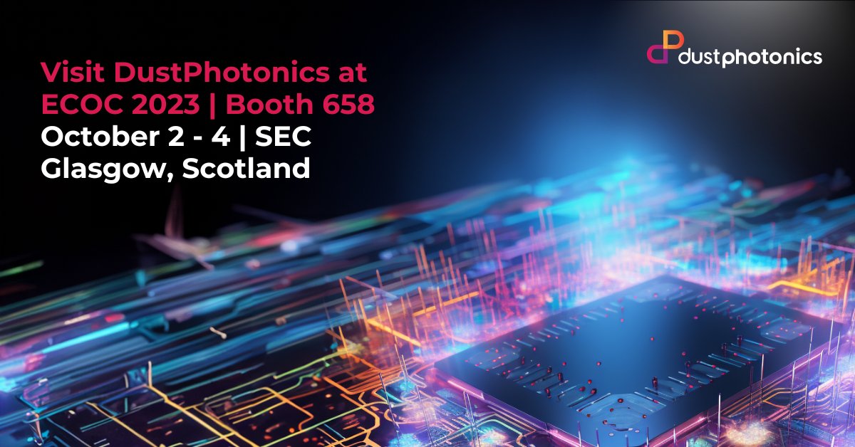 Counting down the days to #ECOC2023 in Glasgow!

We're looking forward to some insightful discussions around silicon photonics.

Hope to see you there - Booth 658.

#SiliconPhotonics #ECOC #SiPh #Glasgow #digitaltransformation #BigData