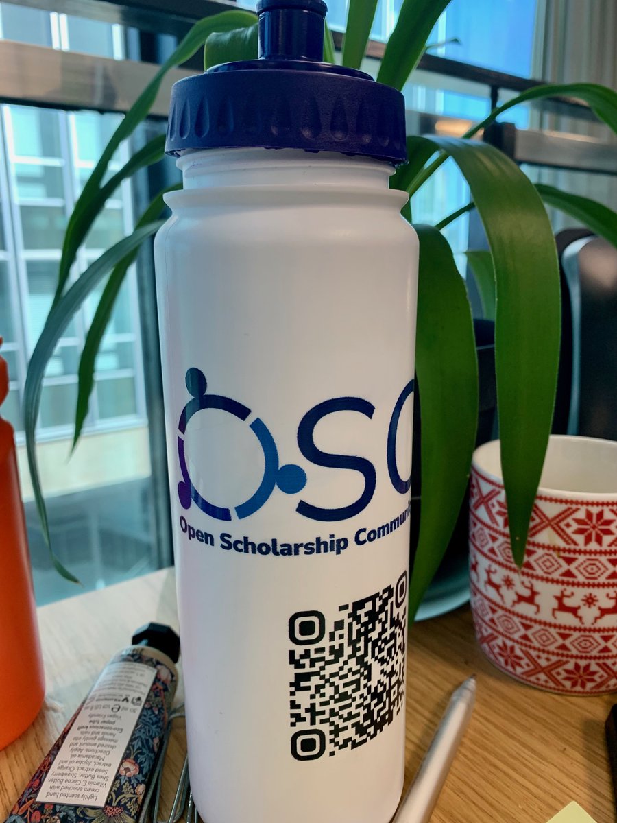 At tomorrow's OpenFest Sheffield Showcase, we're launching the Open Scholarship Community Sheffield (OSCS), a new initiative to build community around open research at TUoS &amp; SHU. To celebrate, we have OSCS water bottles and pens for all attendees! sheffield.ac.uk/library/resear…